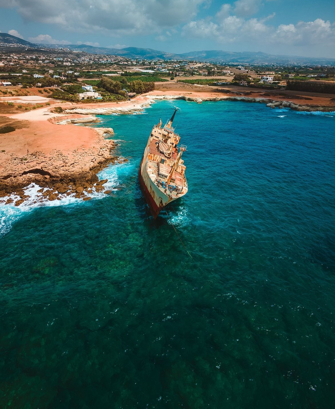 Edro III Shipwreck & Sea Caves, Peyia · Coral Bay, Cyprus