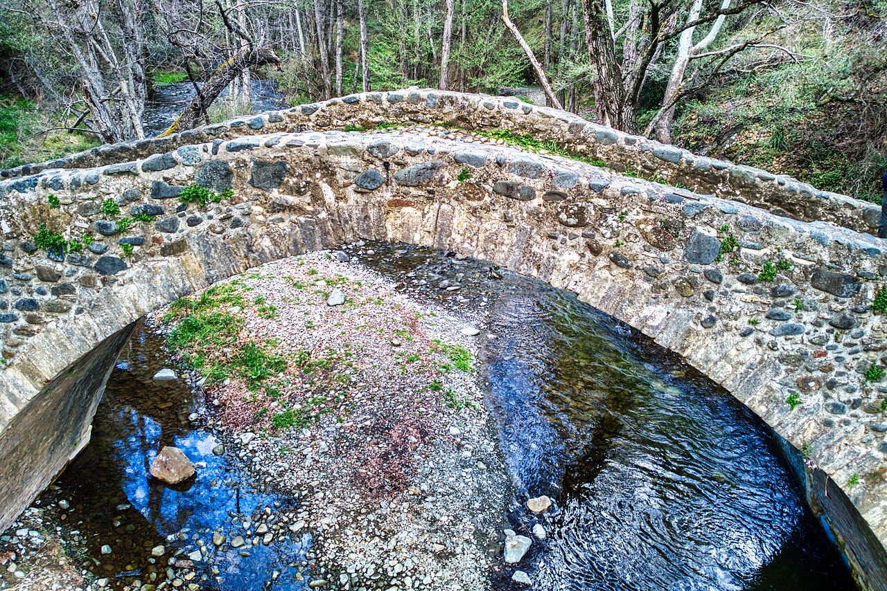 Kelefos Venetian Bridge, Paphos forest, Cyprus